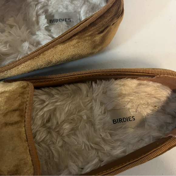 Birdies Velvet Slip On flats Women’s Loafers Orange / gold colour Size 5 - Picture 9 of 12